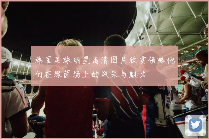 韩国足球明星高清图片欣赏领略他们在绿茵场上的风采与魅力